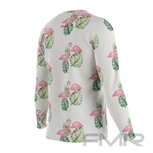 FMR Men's Flamingo Print Long Sleeve Shirt