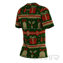 FMR Women's Green Ugly Sweater  Short Sleeve Shirt