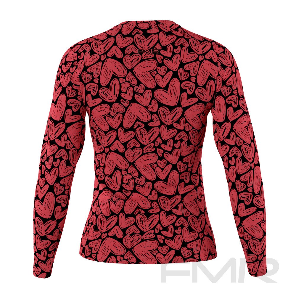 FMR Women's Heart Long Sleeve T-Shirt – Unique to Fun My Run