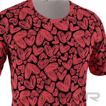 FMR Men's Heart Short Sleeve Running Shirt