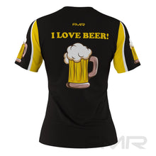 FMR Women's I Love Beer Short Sleeve Running Shirt