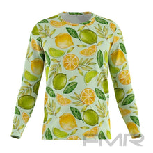 FMR Men's Lemon Leaves Long Sleeve Running Shirt