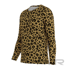FMR Men's Leopard Print Long Sleeve Shirt