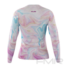 FMR Women's Marble Print Long Sleeve T-Shirt
