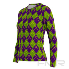 FMR Women's Mardi Gras Print Long Sleeve T-Shirt