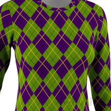 FMR Women's Mardi Gras Print Long Sleeve T-Shirt