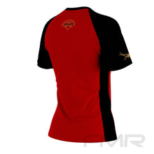 FMR Women's Princess Red Short Sleeve Running Shirt