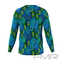 FMR Men's Peacock Print Long Sleeve Shirt