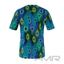 FMR Men's Peacock Print Short Sleeve Shirt