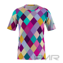 FMR Men's Rhombus Short Sleeve Running Shirt