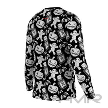 FMR Men's Scary Print Long Sleeve Running Shirt
