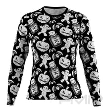FMR Women's Scary Print Long Sleeve Running Shirt