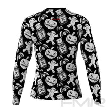 FMR Women's Scary Print Long Sleeve Running Shirt