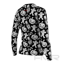 FMR Women's Scary Print Long Sleeve Running Shirt