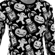 FMR Women's Scary Print Long Sleeve Running Shirt