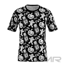 FMR Men's Scary Print Short Sleeve Running Shirt