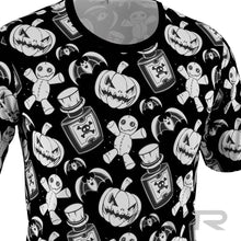 FMR Men's Scary Print Short Sleeve Running Shirt