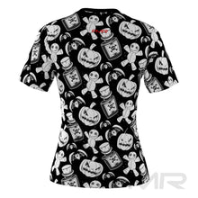 FMR Women's Scary Print Short Sleeve Running Shirt