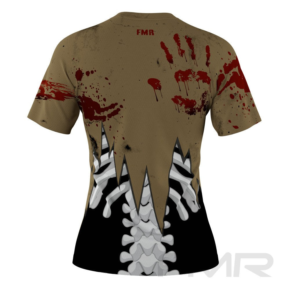 FMR Women's Skeleton Short Sleeve Running Shirt – Unique to Fun My Run