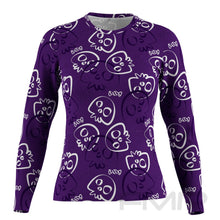 FMR Women's Skull Long Sleeve Running Shirt