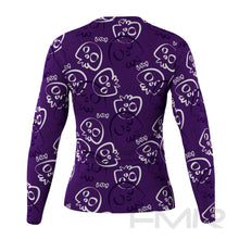 FMR Women's Skull Long Sleeve Running Shirt