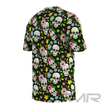 FMR Men's Skull Print Short Sleeve Running Shirt