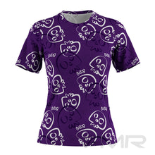 FMR Women's Skull Short Sleeve Running Shirt