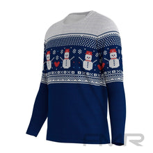 FMR Men's Snowman Sweater Technical Long Sleeve Shirt