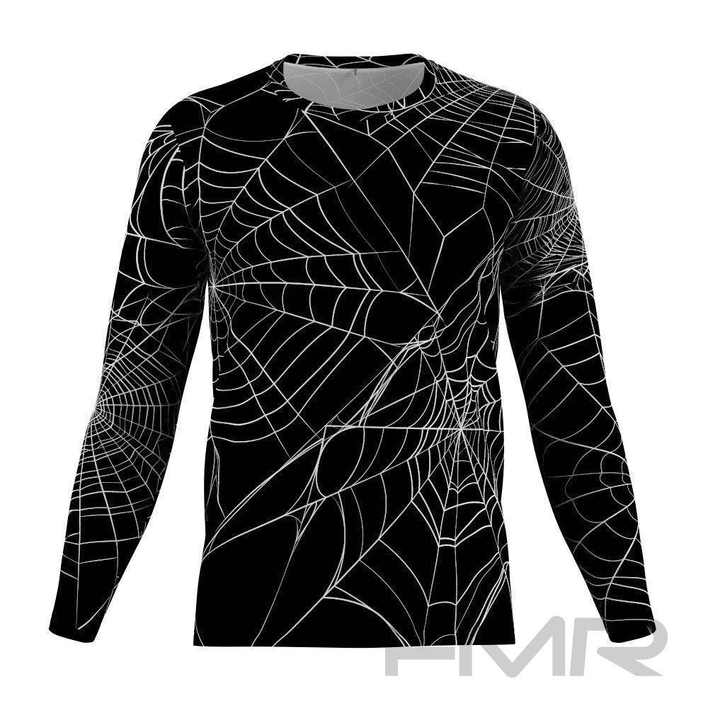 FMR Men's Spider Web Long Sleeve Running Shirt – Unique to