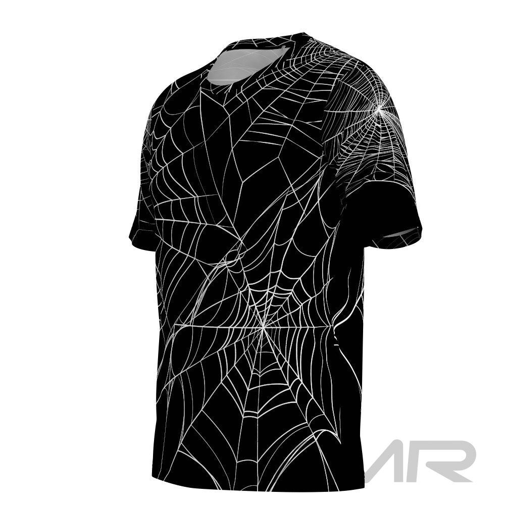 FMR Men's Spider Web Short Sleeve Running Shirt – Unique to