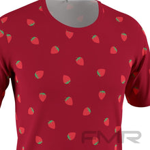FMR Men's Strawberry Short Sleeve Running Shirt