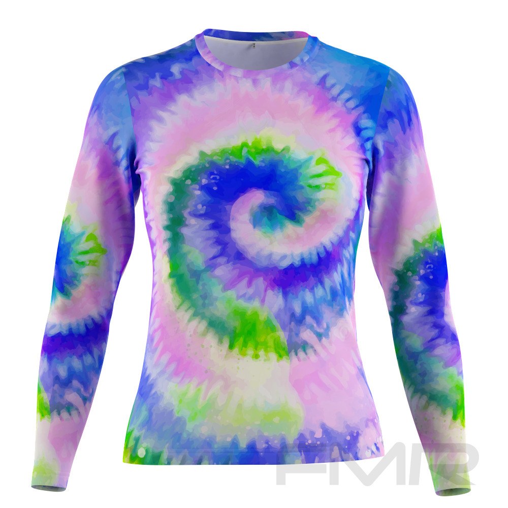 tie dye long sleeve shirt womens