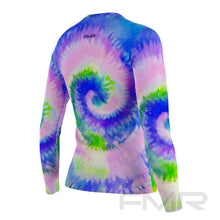 FMR Women's Blue Tie-Dye Long Sleeve T-Shirt