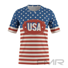 FMR American Men's Technical Short Sleeve Running Shirt