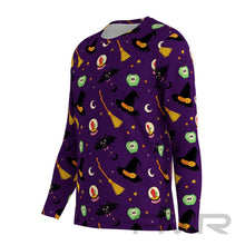 FMR Men's Witch Print Long Sleeve Running Shirt