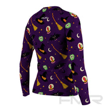 FMR Women's Witch Print Long Sleeve Running Shirt