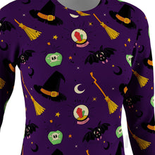 FMR Women's Witch Print Long Sleeve Running Shirt