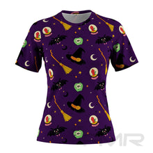 FMR Women's Witch Print Short Sleeve Running Shirt