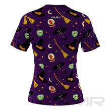 FMR Women's Witch Print Short Sleeve Running Shirt