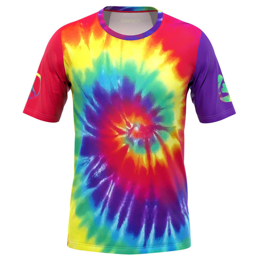 【HI FI FNK】Marcel Dyeing Top FMR Men's Tie Dye Technical Running Shirt – Unique to Fun My Run