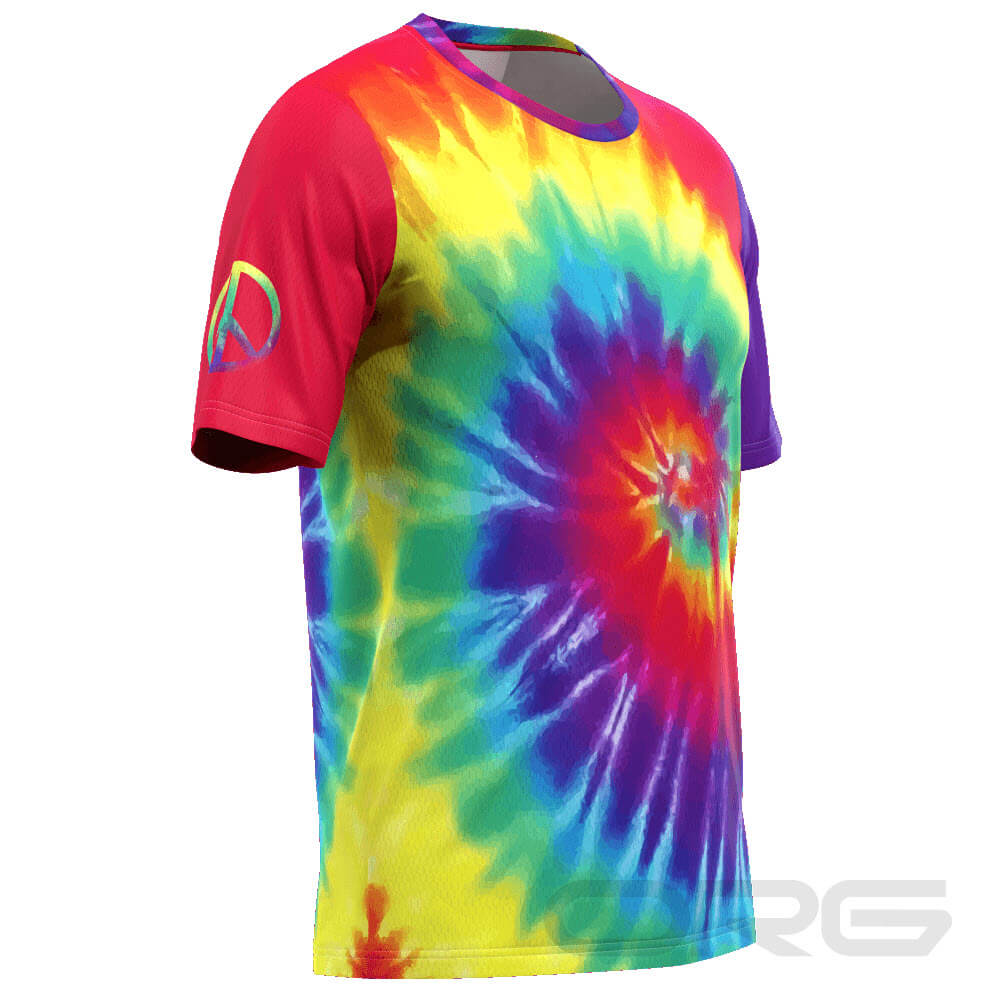 FMR Men's Tie Dye Technical Running Shirt – Unique to Fun My Run
