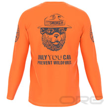 ORG Smokey Bear Prevent Wildfires Men's Long Sleeve Running Shirt