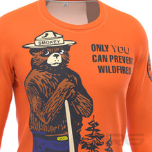 ORG Smokey Bear Prevent Wildfires Men's Long Sleeve Running Shirt