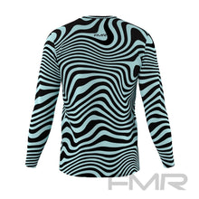 FMR Men's Light Blue Zebra Long Sleeve Shirt