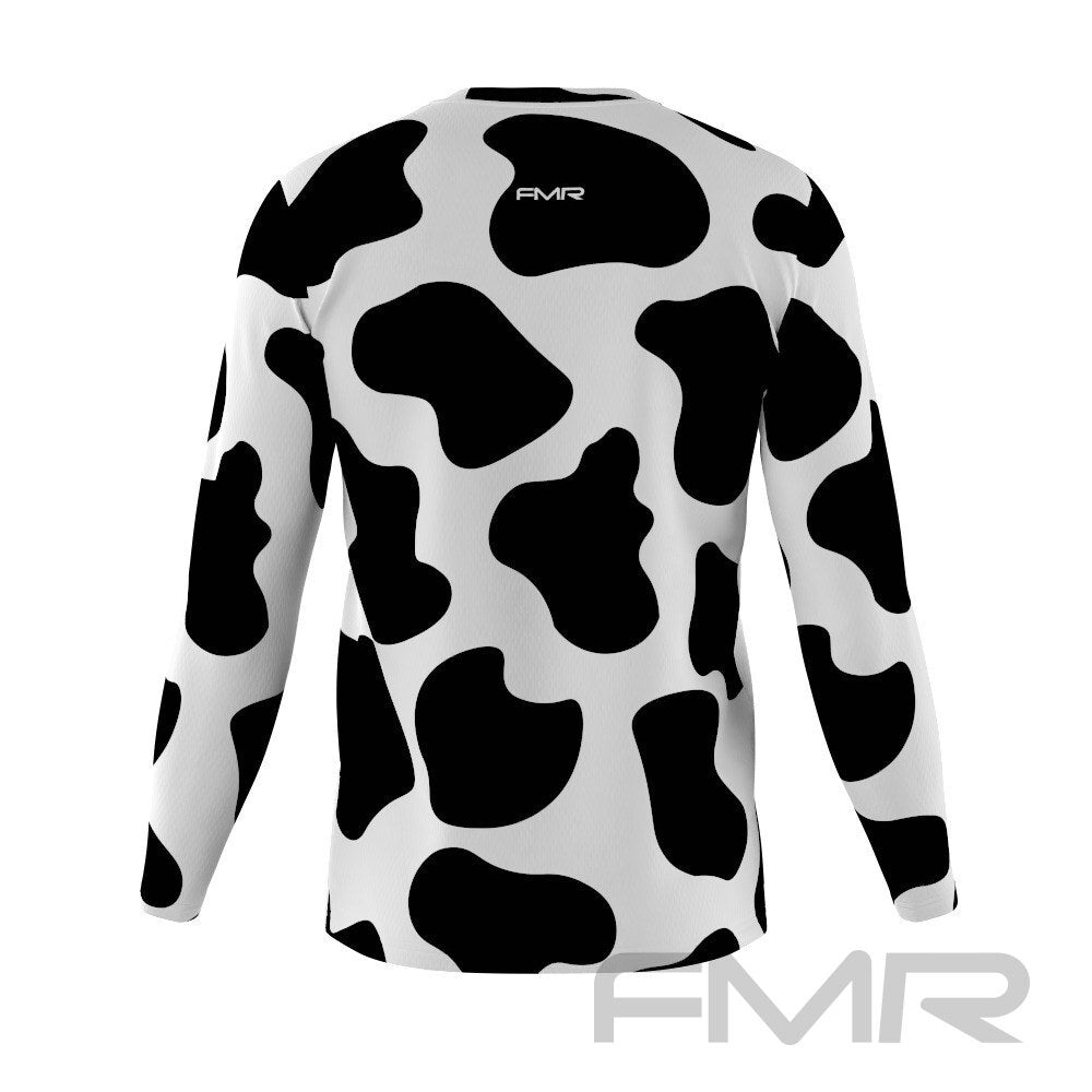 Fashion cow print t shirt