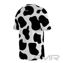 FMR Men's Cow Print Short Sleeve Shirt