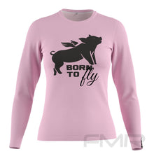 FMR Women's Flying Pig Long Sleeve Running Shirt