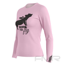FMR Women's Flying Pig Long Sleeve Running Shirt