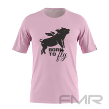FMR Men's Flying Pig Short Sleeve Running Shirt