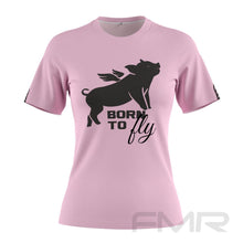 FMR Women's Flying Pig Short Sleeve Running Shirt
